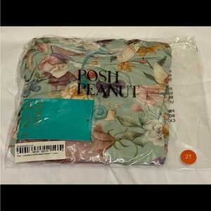 Posh Peanut Faye Ls Ruffled Romper-2T